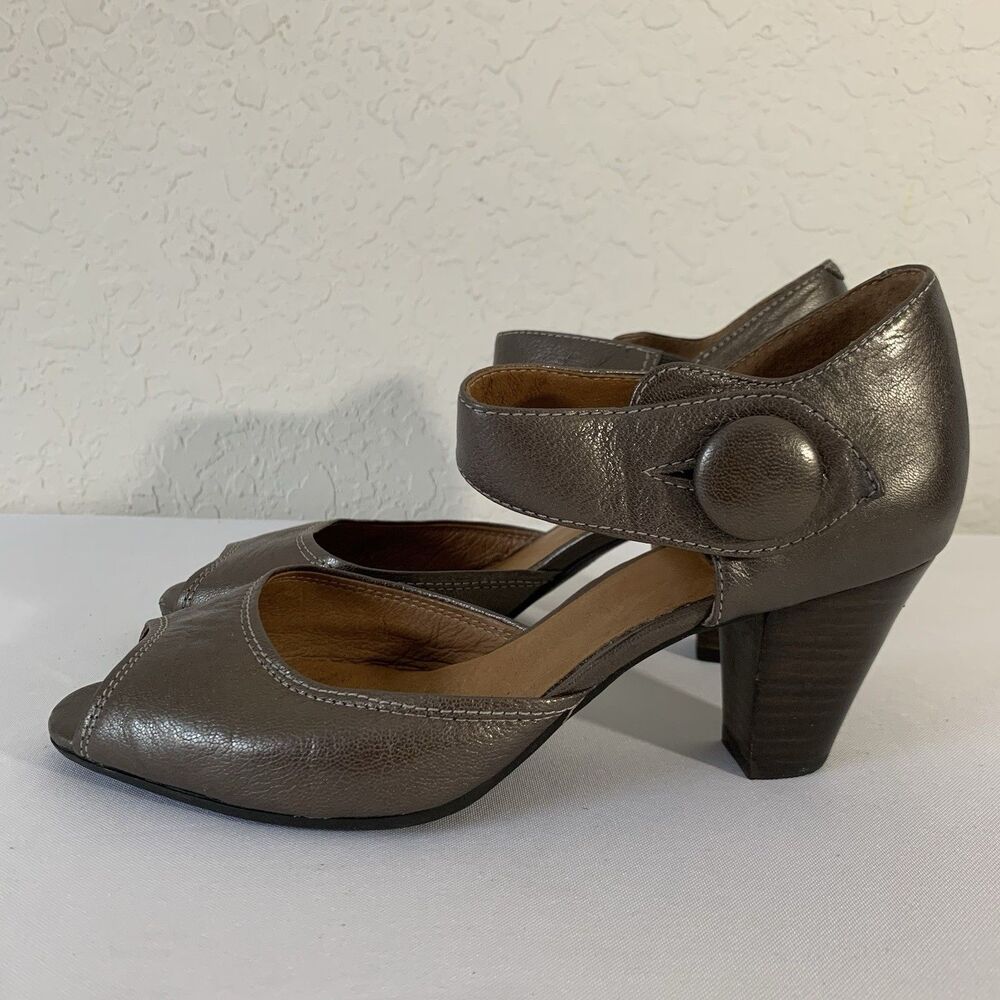 Elegant Gray Women's Heels